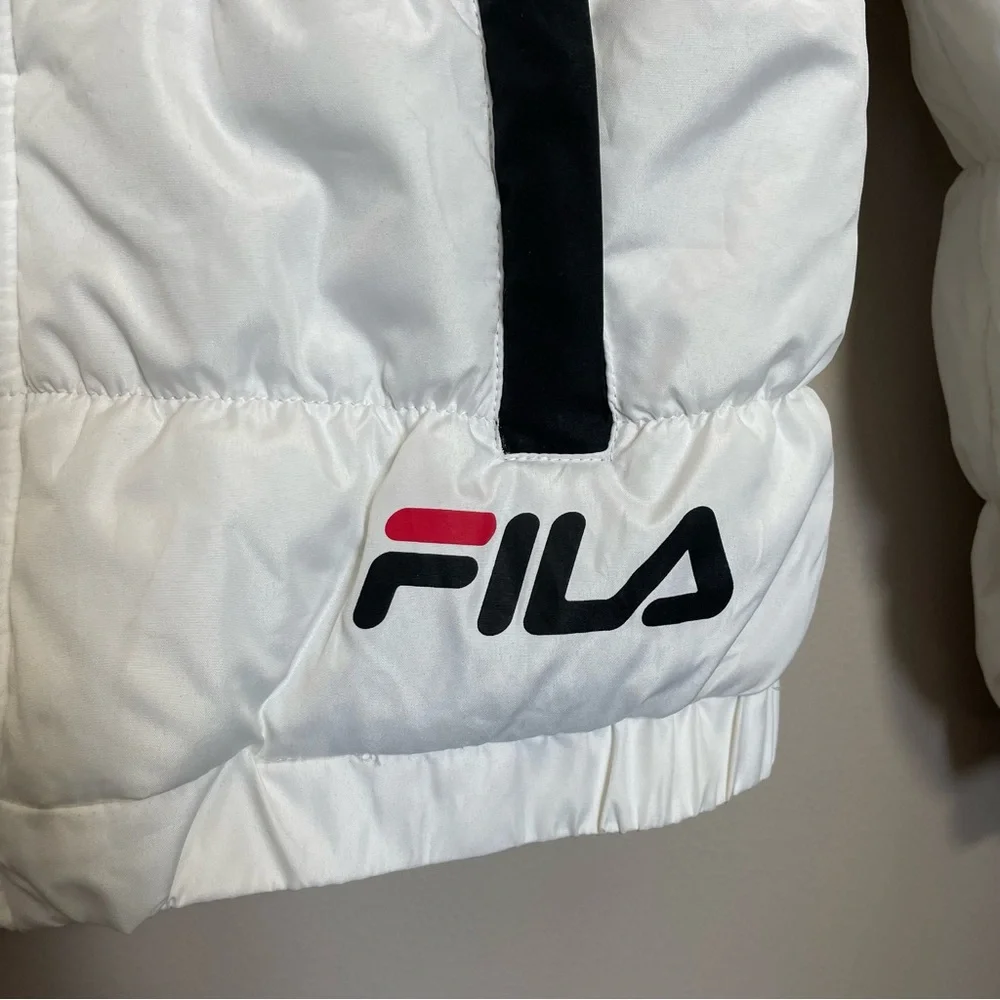 FILA bomber jacket black and white puffer jacket new with tags
